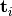 \mathbf{t}_i